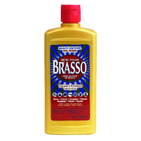 Brasso Brasso No Scent Metal Polish 8 oz Cream 2660089334